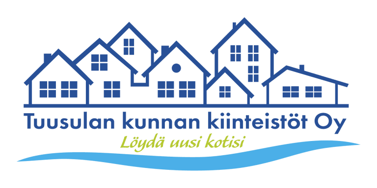 Tuusulan kunnan kiinteistöt Oy logo. Löydä uusi kotisi
